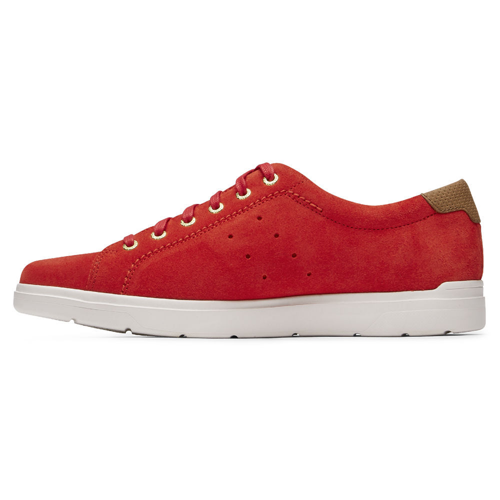 Zapatillas Rockport Hombre Mexico - Total Motion Lite Ltd Lace-To-Toes Rojos - SFJPU6852